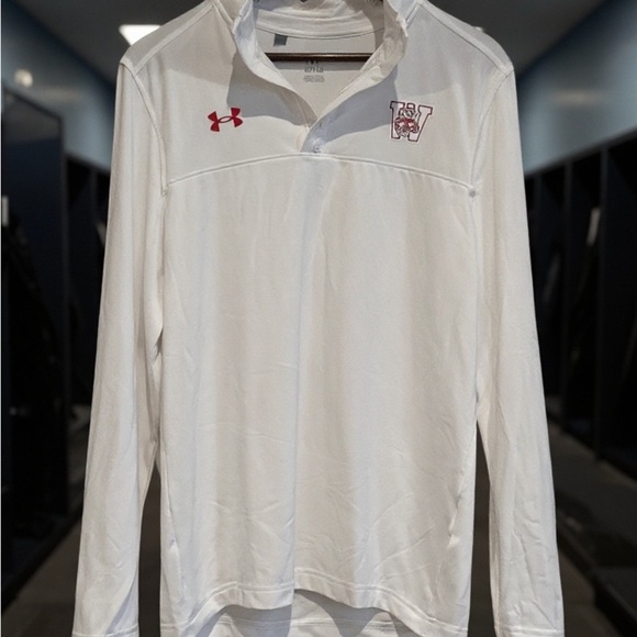 Under Armour Other - Under Armour White Long Sleeve Shirt-BADGERS